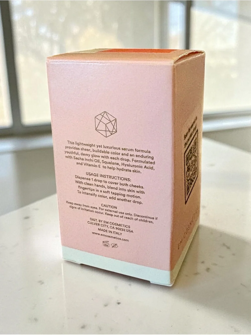 💎 EM COSMETICS COLOR DROPS SERUM BLUSH in SUNSET SKY Full-Size New In Box